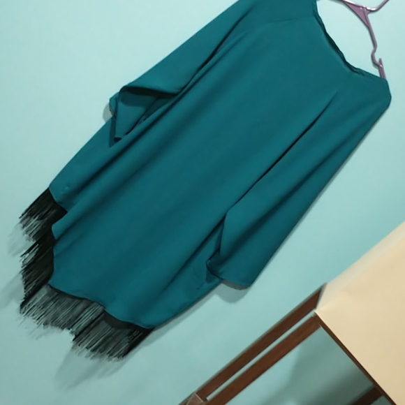 Teal cardigan - Picture 2 of 3